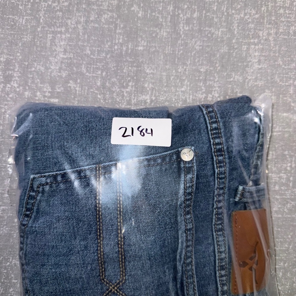 Wrangler 20X Style 42 Vintage Boot Blue Denim Jeans Mens 36x32 Medium Wash - Picture 13 of 13